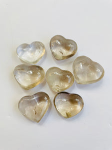 Smokey Quartz Puffy Heart Natural H007 (M) x 1