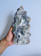 Load image into Gallery viewer, Large Ocean Jasper Flame Crystal OJ524
