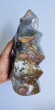 Load image into Gallery viewer, Large Ocean Jasper Flame Crystal OJ524
