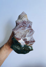 Load image into Gallery viewer, Large Ocean Jasper Flame Crystal OJ525
