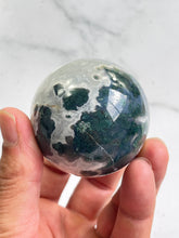 Load image into Gallery viewer, Moss Agate Crystal Sphere S156
