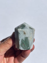 Load image into Gallery viewer, Moss Agate Cupcake Tower  High Grade T713
