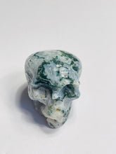 Load image into Gallery viewer, Moss Agate Crystal  Skull  S097
