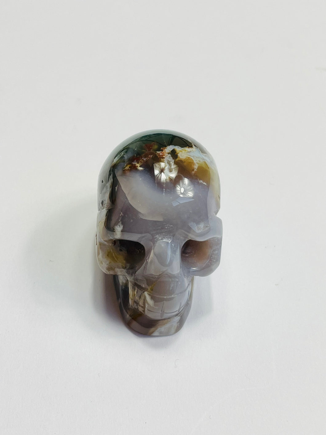 Ocean Jasper Crystal  Skull  S099