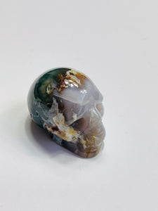 Ocean Jasper Crystal  Skull  S099