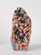 Load image into Gallery viewer, Chalcedony &amp; Stilbite Geode Free Standing AP038 - Crystal King Australia
