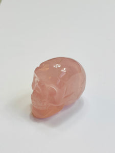 Rose Quartz Crystal Skull S091