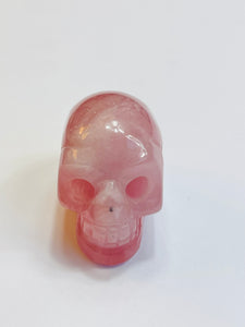 Rose Quartz Crystal Skull S089