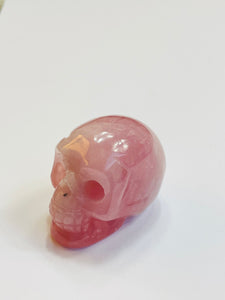 Rose Quartz Crystal Skull S089