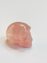 Load image into Gallery viewer, Rose Quartz Crystal Skull S090
