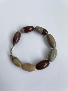 1 x Shiva Lingam  Bracelet Natural Crystal BR024