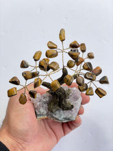 Load image into Gallery viewer, Tiger Eye Gem Tree (S) TR049
