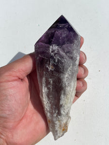 Amethyst Root Wand/Point Large Crystal A208