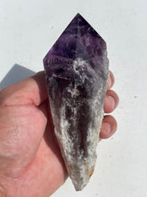 Load image into Gallery viewer, Amethyst Root Wand/Point Large Crystal A208
