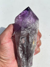 Load image into Gallery viewer, Amethyst Root Wand/Point Large Crystal A209
