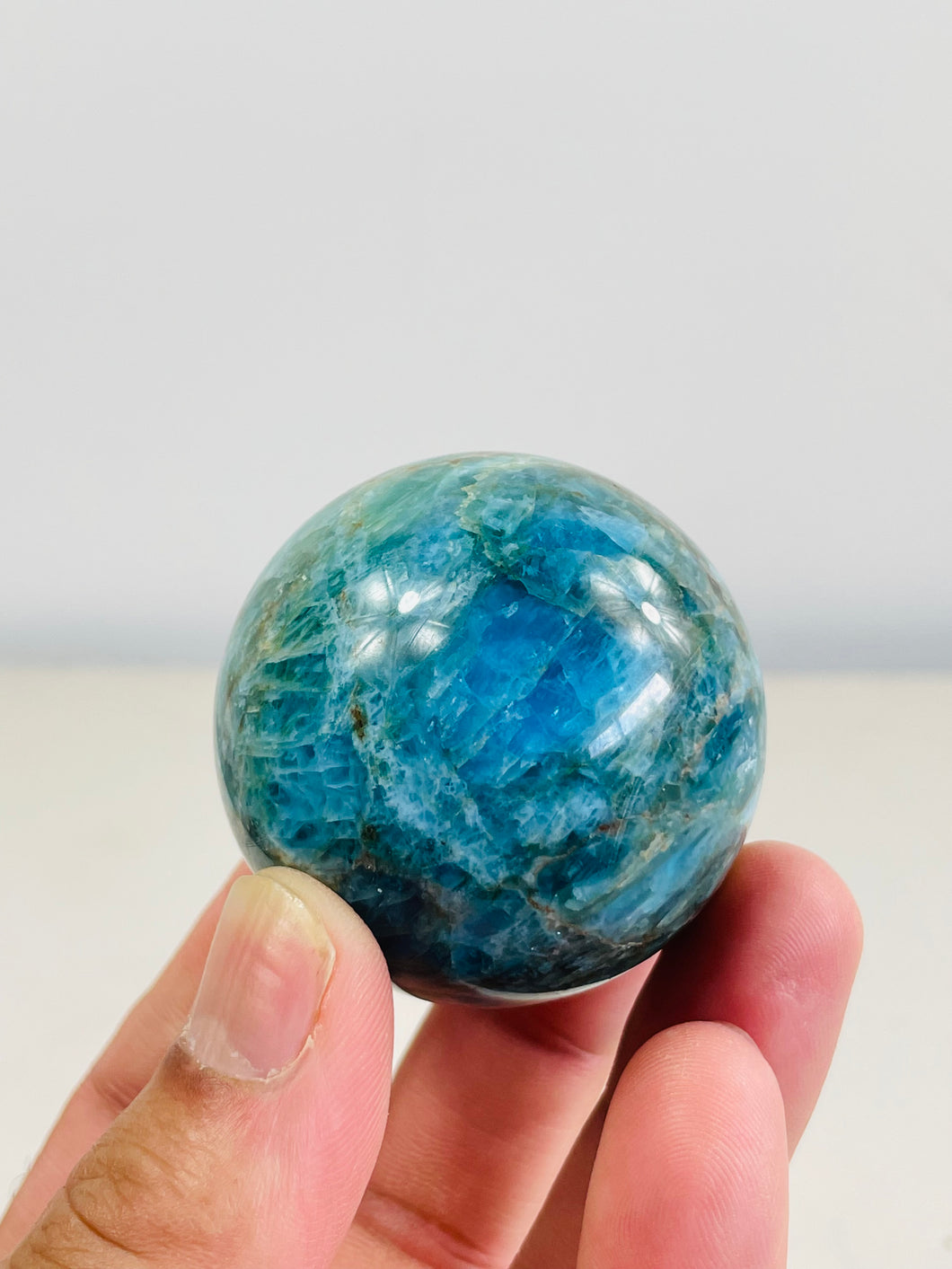 Apatite Crystal Sphere S171