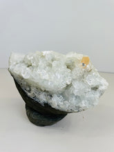 Load image into Gallery viewer, Apophyllite Geode Free Standing Crystal Cluster AP320a
