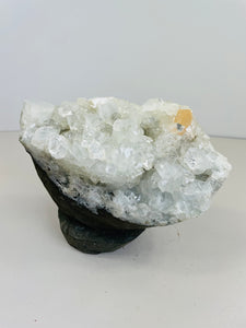 Apophyllite Geode Free Standing Crystal Cluster AP320a