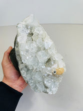 Load image into Gallery viewer, Apophyllite Geode Free Standing Crystal Cluster AP320a
