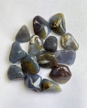 Load image into Gallery viewer, Blue Chalcedony Tumbled Stones TB064 x 1
