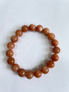 Sunstone Stretch Bracelet Natural Crystal BR016