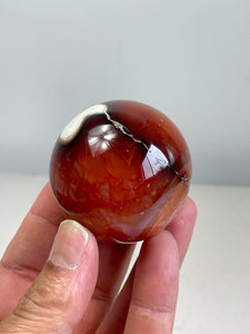 Carnelian Crystal Sphere S114