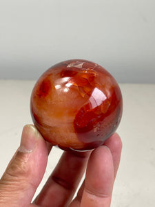 Carnelian Crystal Sphere S111