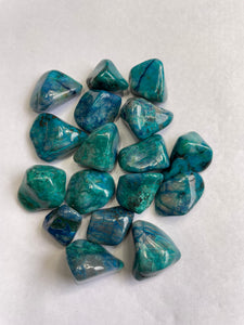 Chrysocolla Tumbled Stones TB072 x 1