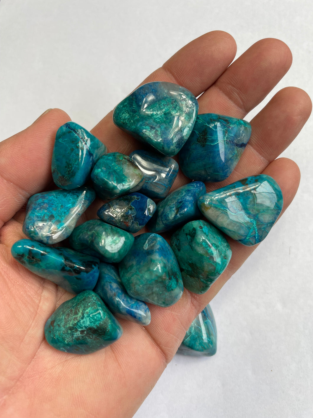 Chrysocolla Tumbled Stones TB072 x 1