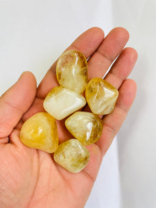 Citrine Tumbled Stones TB051 x 1