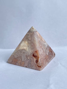 Pink Crazy Lace Agate Pyramid AG139