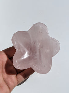 Rose Quartz Crystal Bowl P005