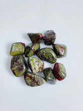 Load image into Gallery viewer, Dragon Blood Jasper Tumbled Stones TB040 x 1
