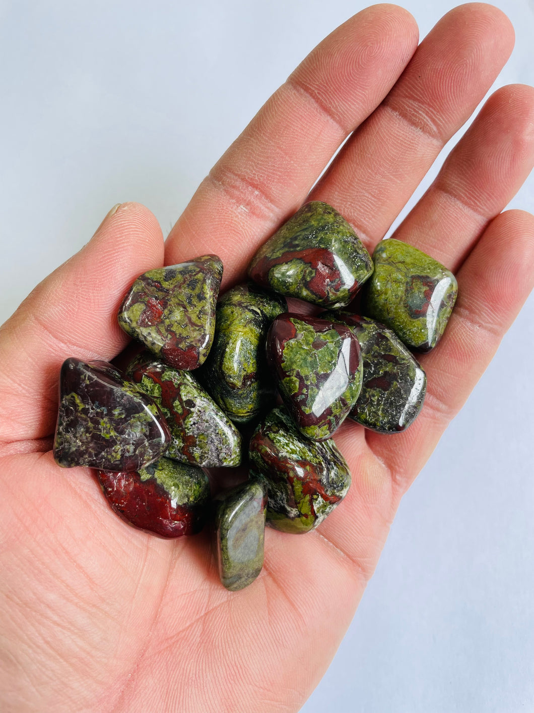 Dragon Blood Jasper Tumbled Stones TB040 x 1