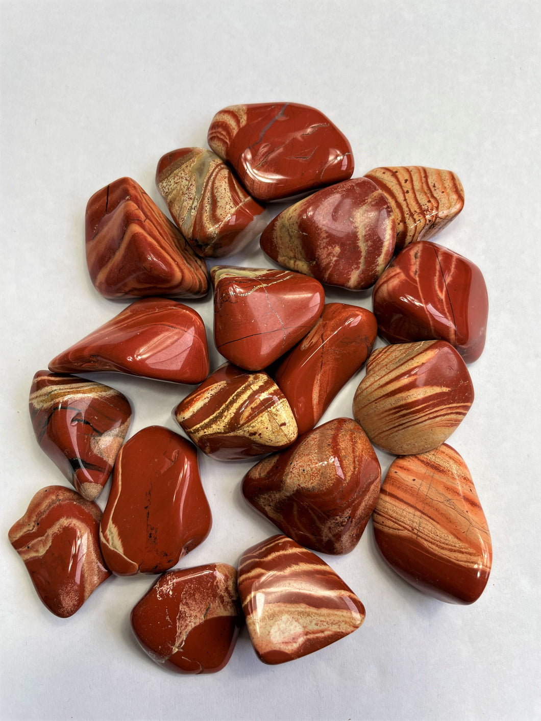 Flower Jasper Tumbled Stones TB075 x 1