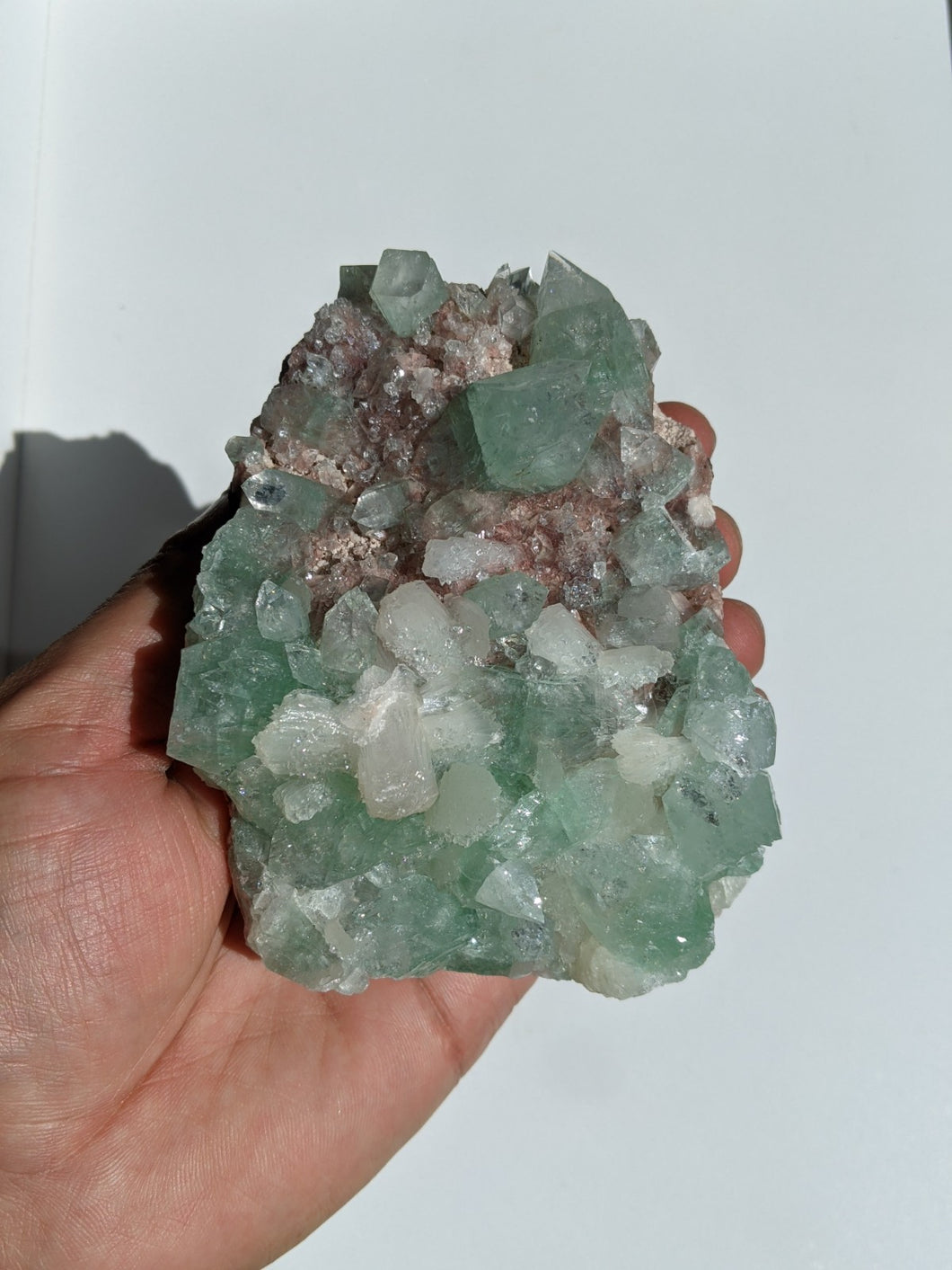 Green Apophyllite Cluster AP069