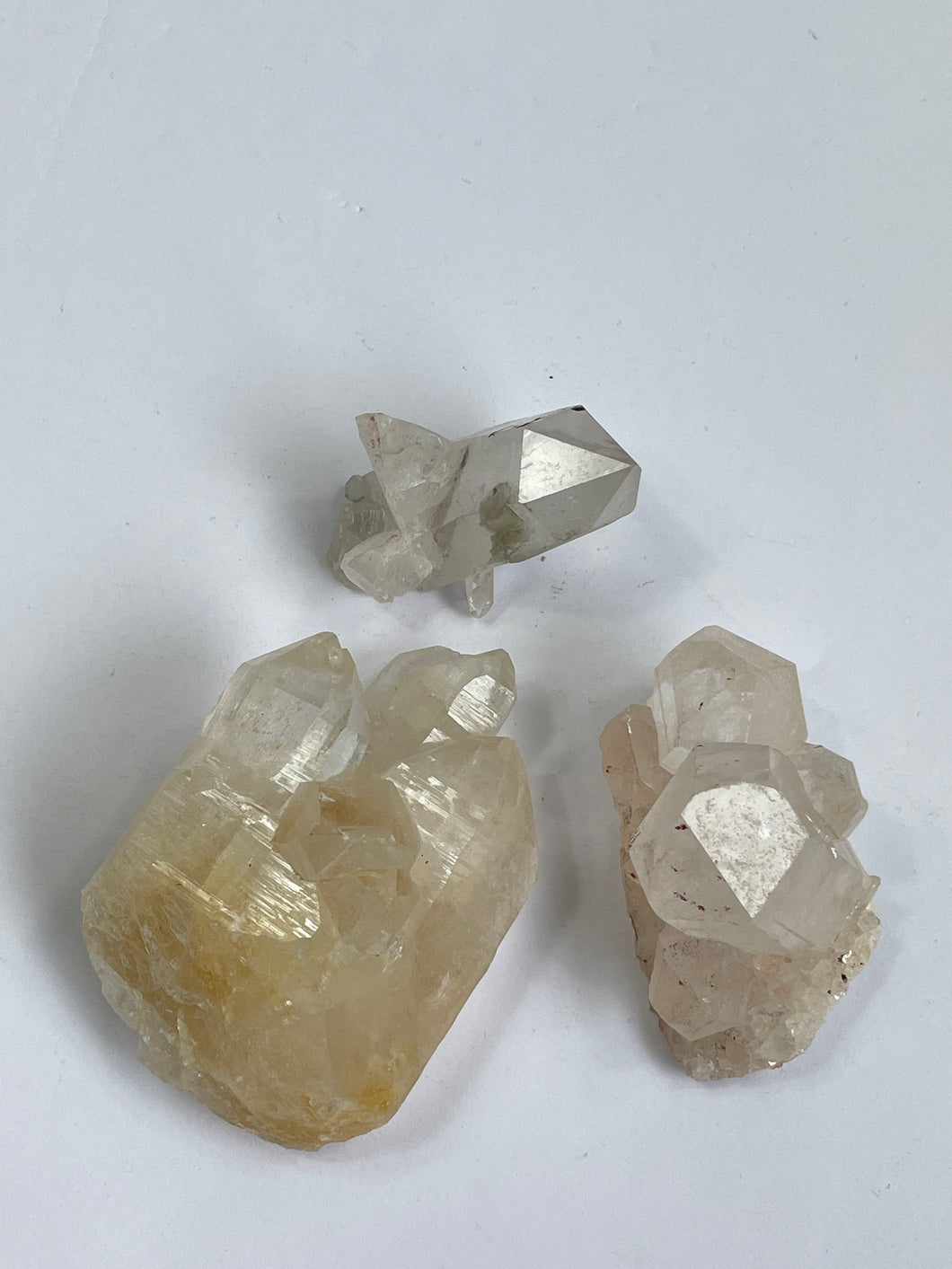 Himalayan quartz cluster trio k142