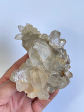 Load image into Gallery viewer, Cathedral Smokey Himalayan Natural Quartz Cluster Q254
