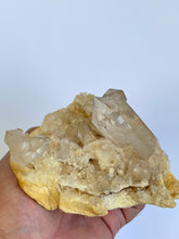 Load image into Gallery viewer, Cathedral Smokey Himalayan Natural Quartz Cluster Q255
