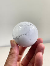 Load image into Gallery viewer, Howlite Crystal Sphere S150
