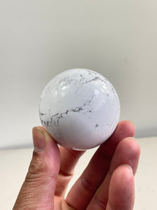 Howlite Crystal Sphere S150