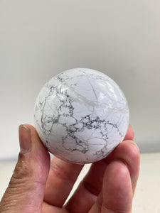 Howlite Crystal Sphere S151