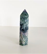 Load image into Gallery viewer, Fluorite Flower Tower/Point Natural Crystal Large 140x50x35mm - Crystal King Australia
