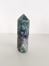 Load image into Gallery viewer, Fluorite Flower Tower/Point Natural Crystal Large 140x50x35mm - Crystal King Australia
