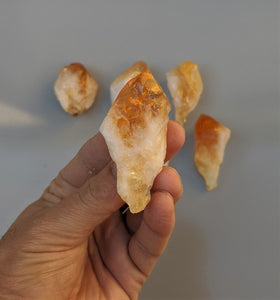 Citrine Crystal Point Crystal / Mineral 50-60mm x 1 - Crystal King Australia