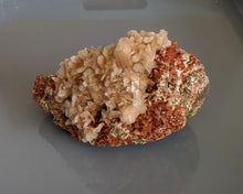 Load image into Gallery viewer, Red Heulandite with Stilbite Natural Crystal/Mineral 150x110mm - Crystal King Australia
