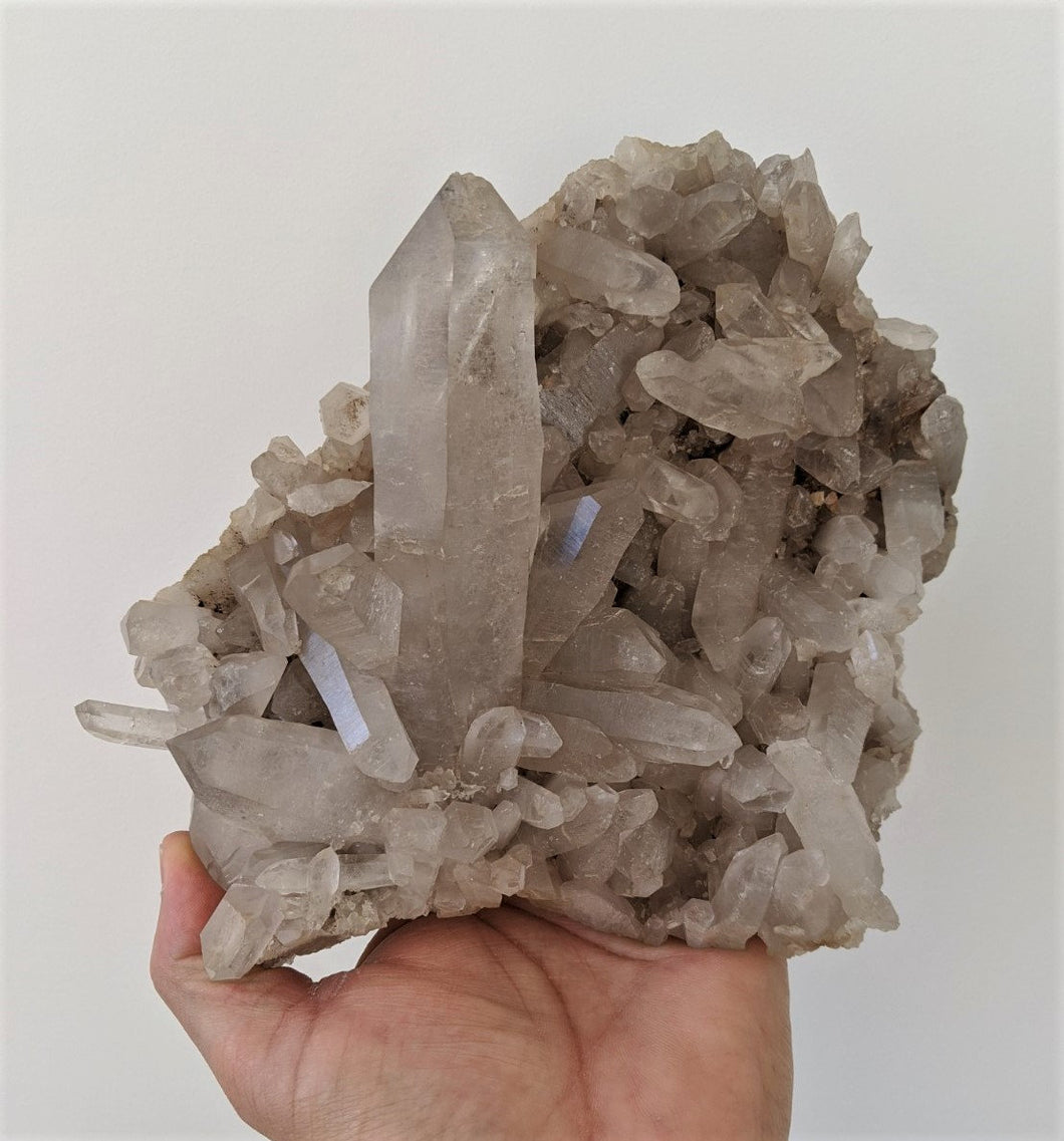 Large Smokey Quartz Cluster Natural Himalayan Crystal (210x160mm) 1.9kg - Crystal King Australia