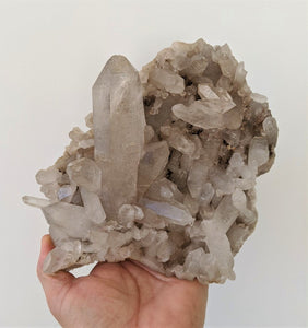 Large Smokey Quartz Cluster Natural Himalayan Crystal (210x160mm) 1.9kg - Crystal King Australia