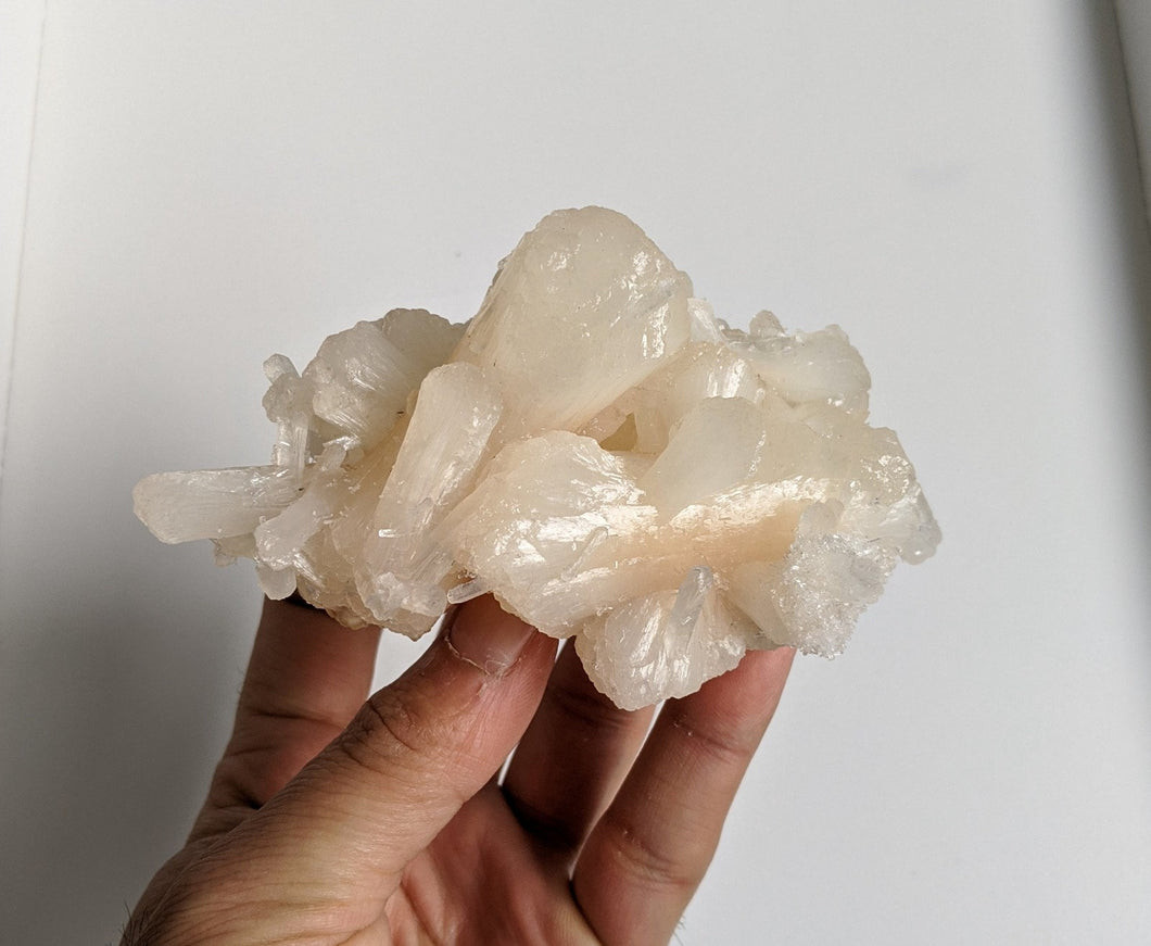 Peach Stilbite Cluster Natural Crystal/Mineral 120x75mm - Crystal King Australia