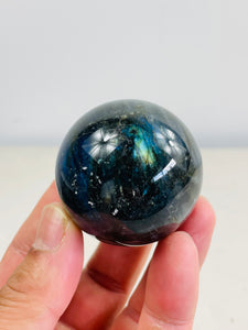 Labradorite Crystal Sphere S172